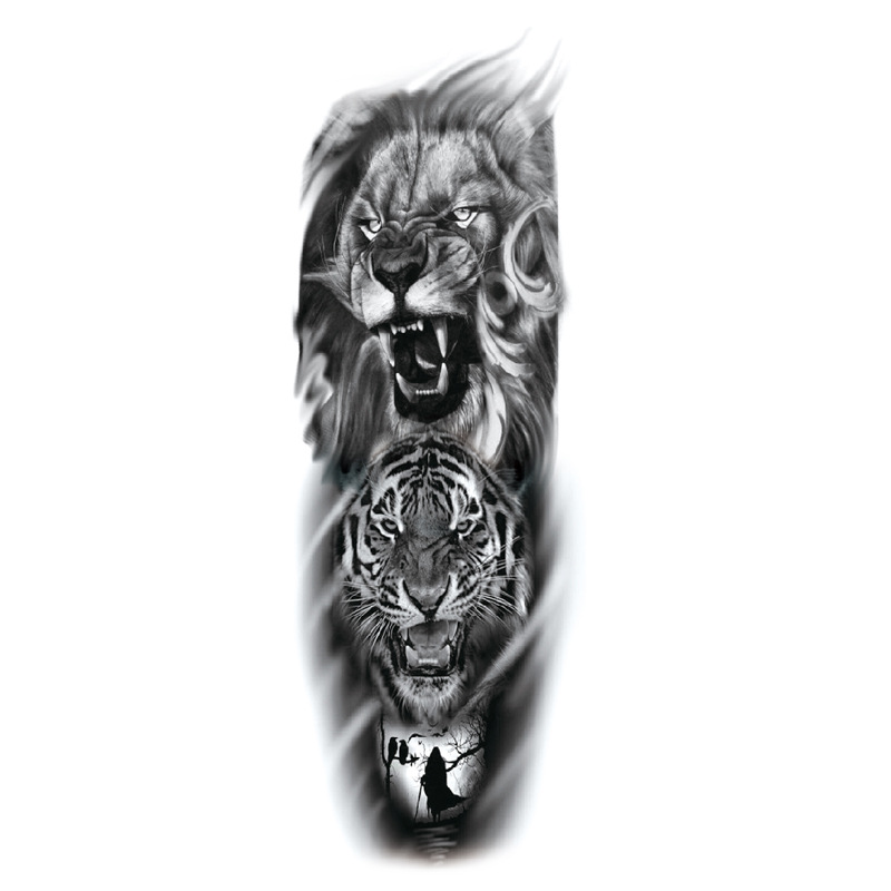 Pegatinas de tatuajes para el brazo de estilo europeo y americano